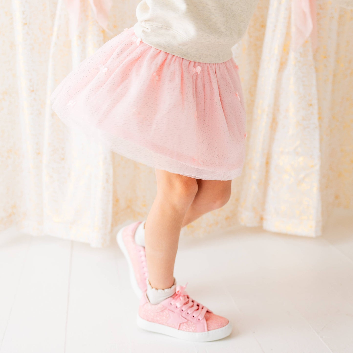 Blush Bows Tutu - Dress Up Skirt - Kids Clothing: 4-6Y