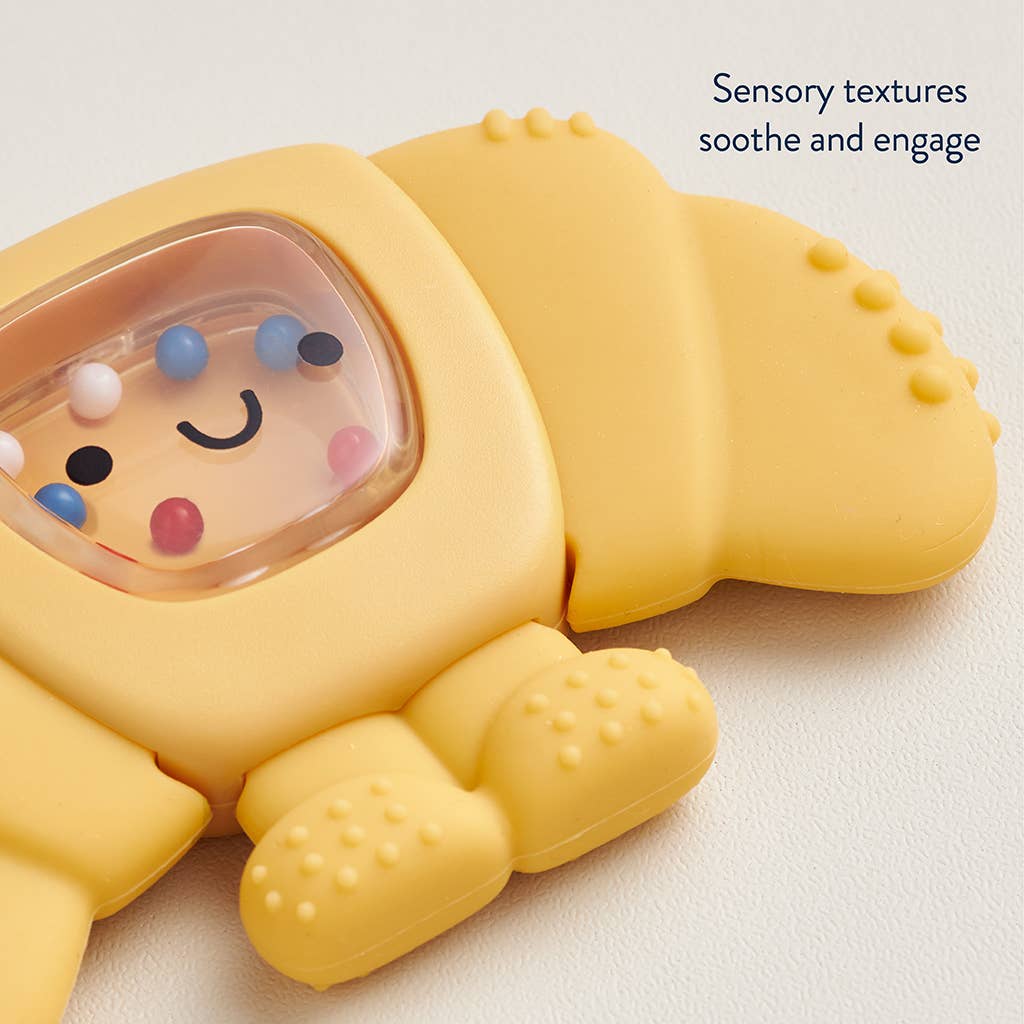 Sweetie Shake Plus™ Rattle & Teether - Chloe the Croissant