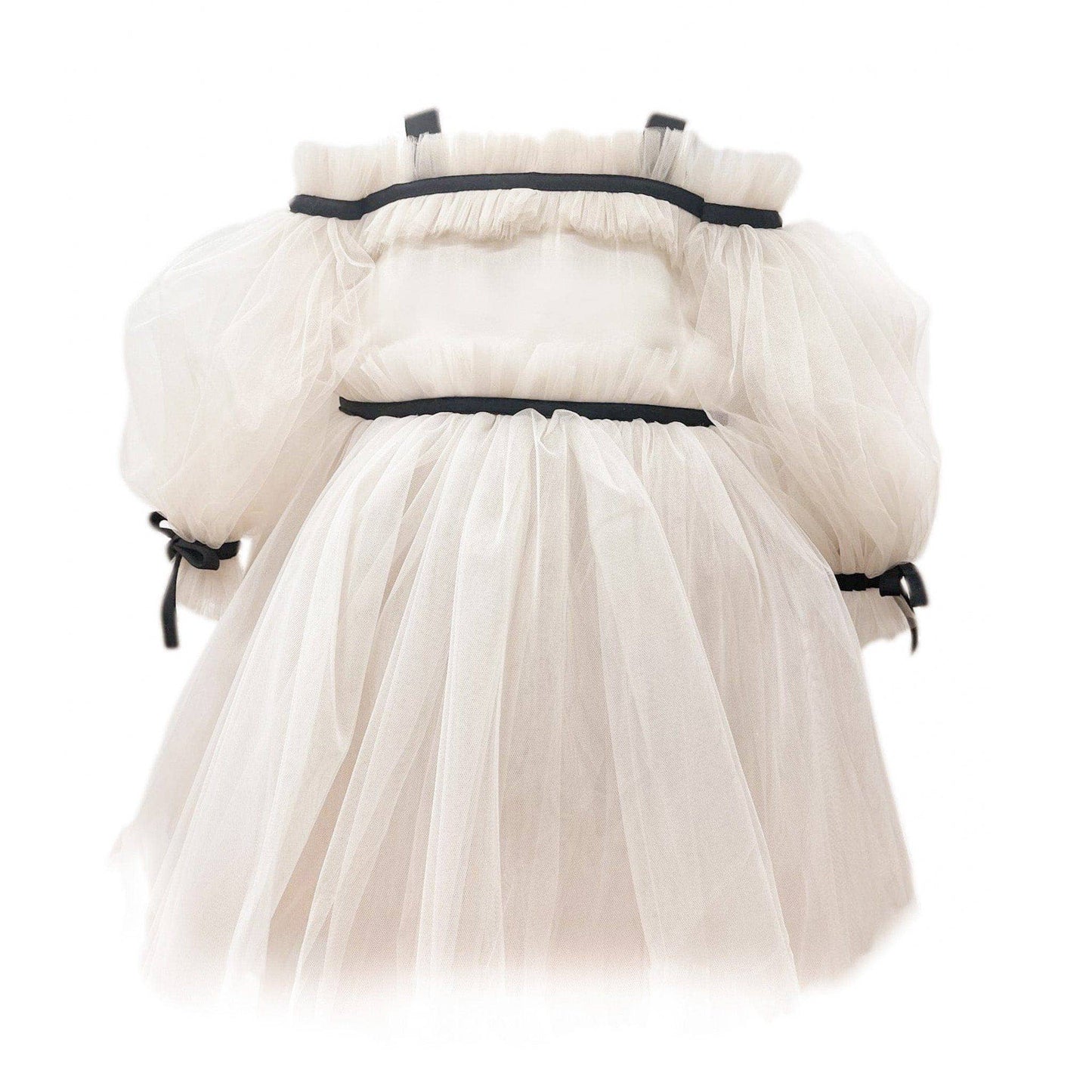 Coco-Caramel Tulle Dress: 4 Years