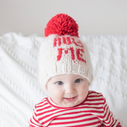 Hug Me Valentine Knit Beanie  SALE: XS (newborn)