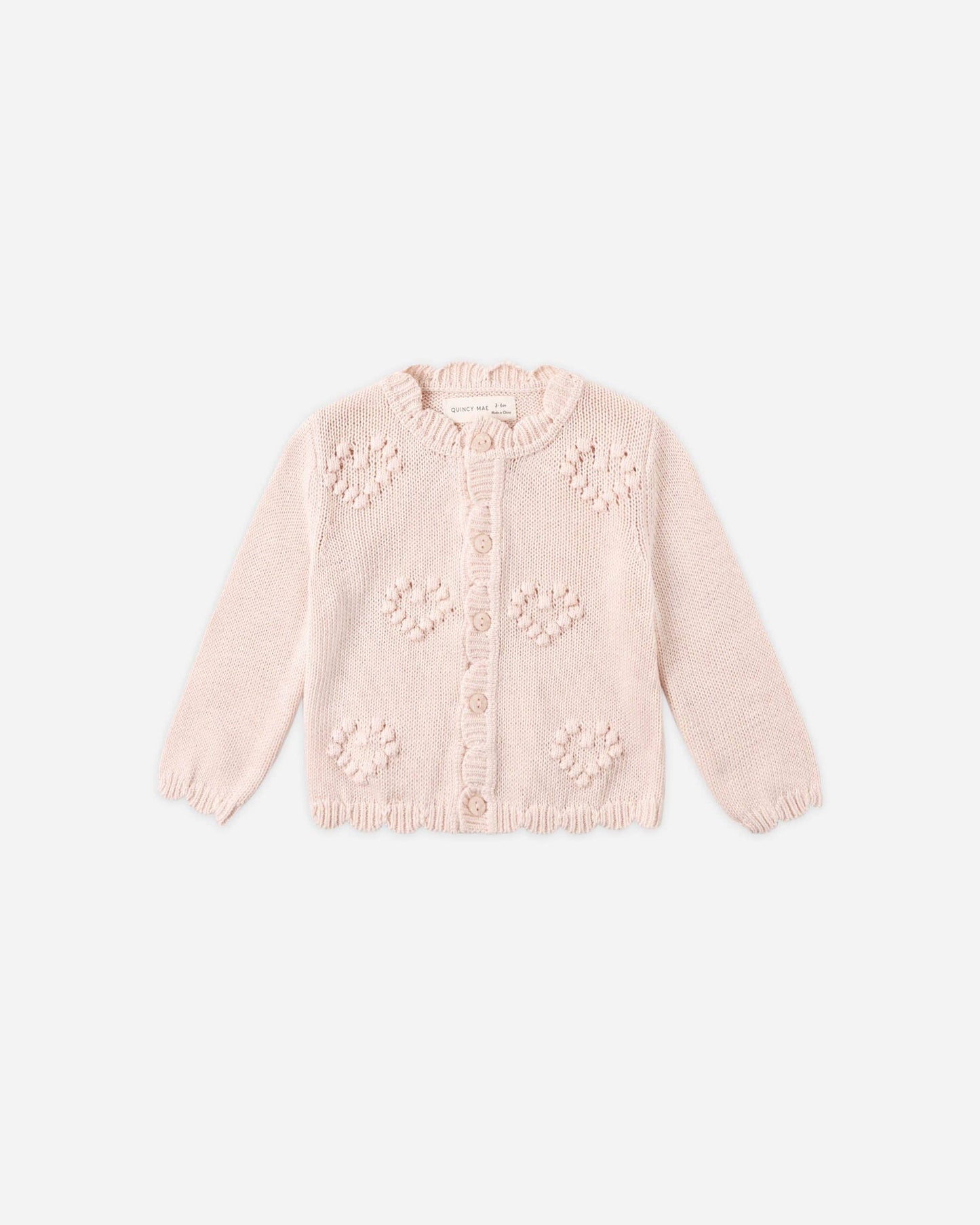 Quincy Mae Knit Cardigan - Petal