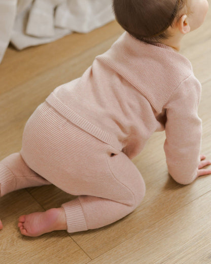 Knit Pant - Heathered Rose