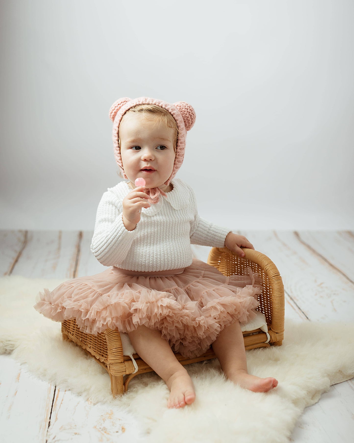 Annie & Charles® tulle skirt: Blush
