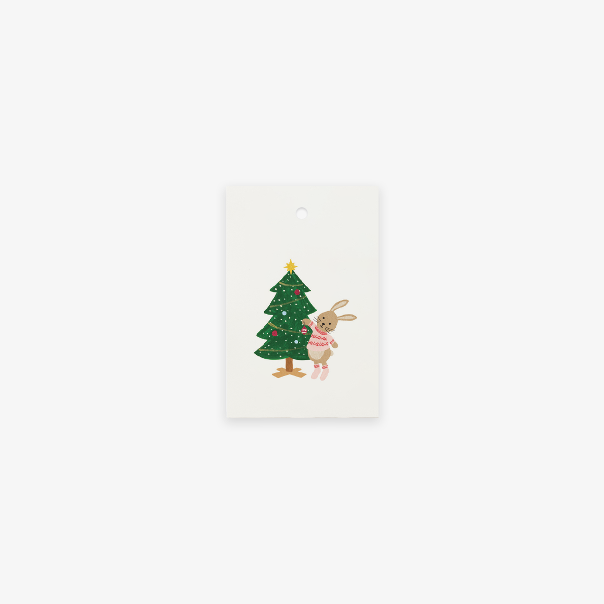 Christmas Gift Tags // Christmas Bunny