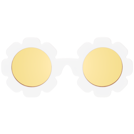 Daisy Flower Sunglasses with Mirrored Lens