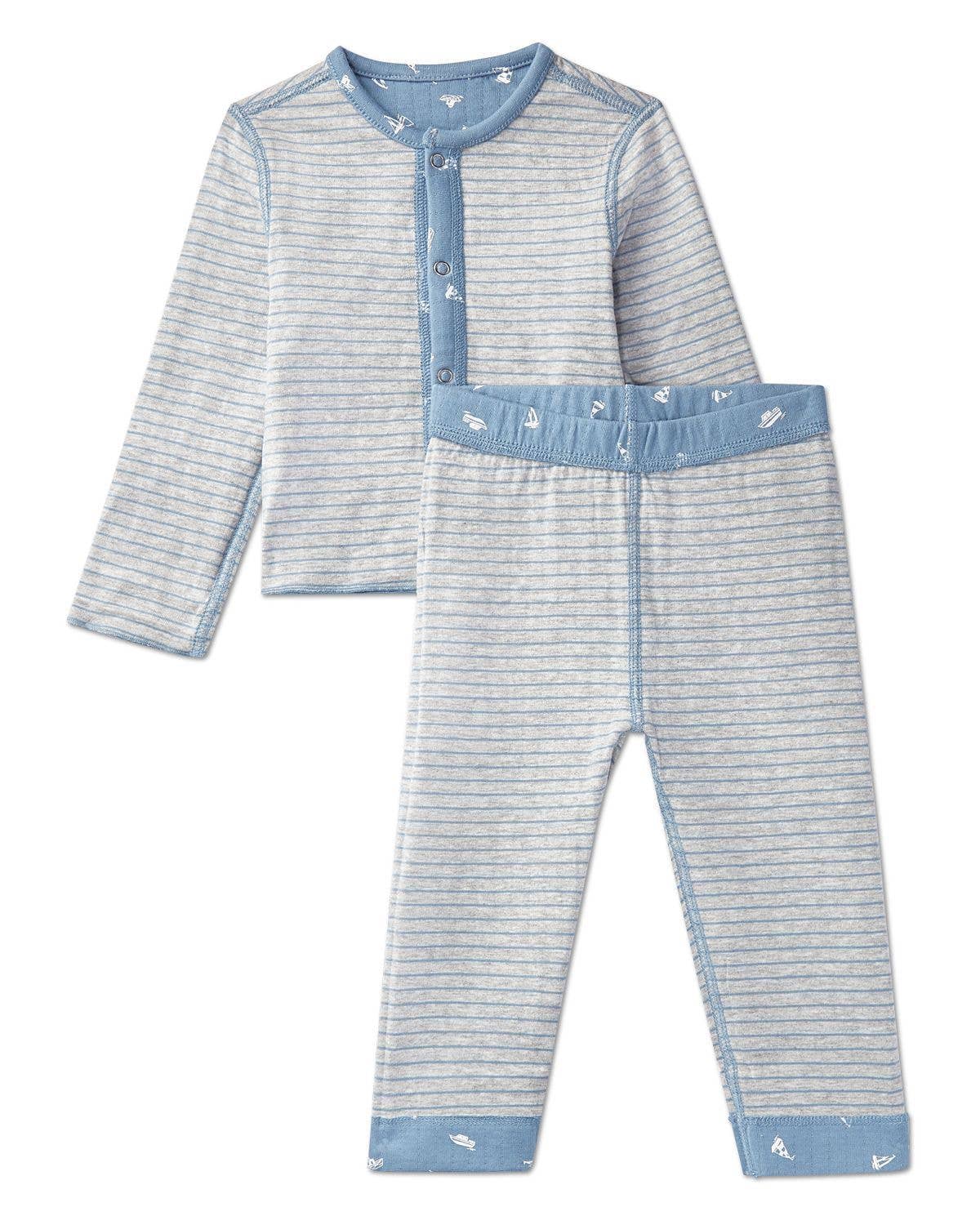 Sail Away 2 PC Set: Blue / 18 Months