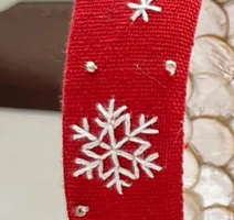 Christmas Embroidered Headband & Turban ✅: 4. Red - Xmas Tree