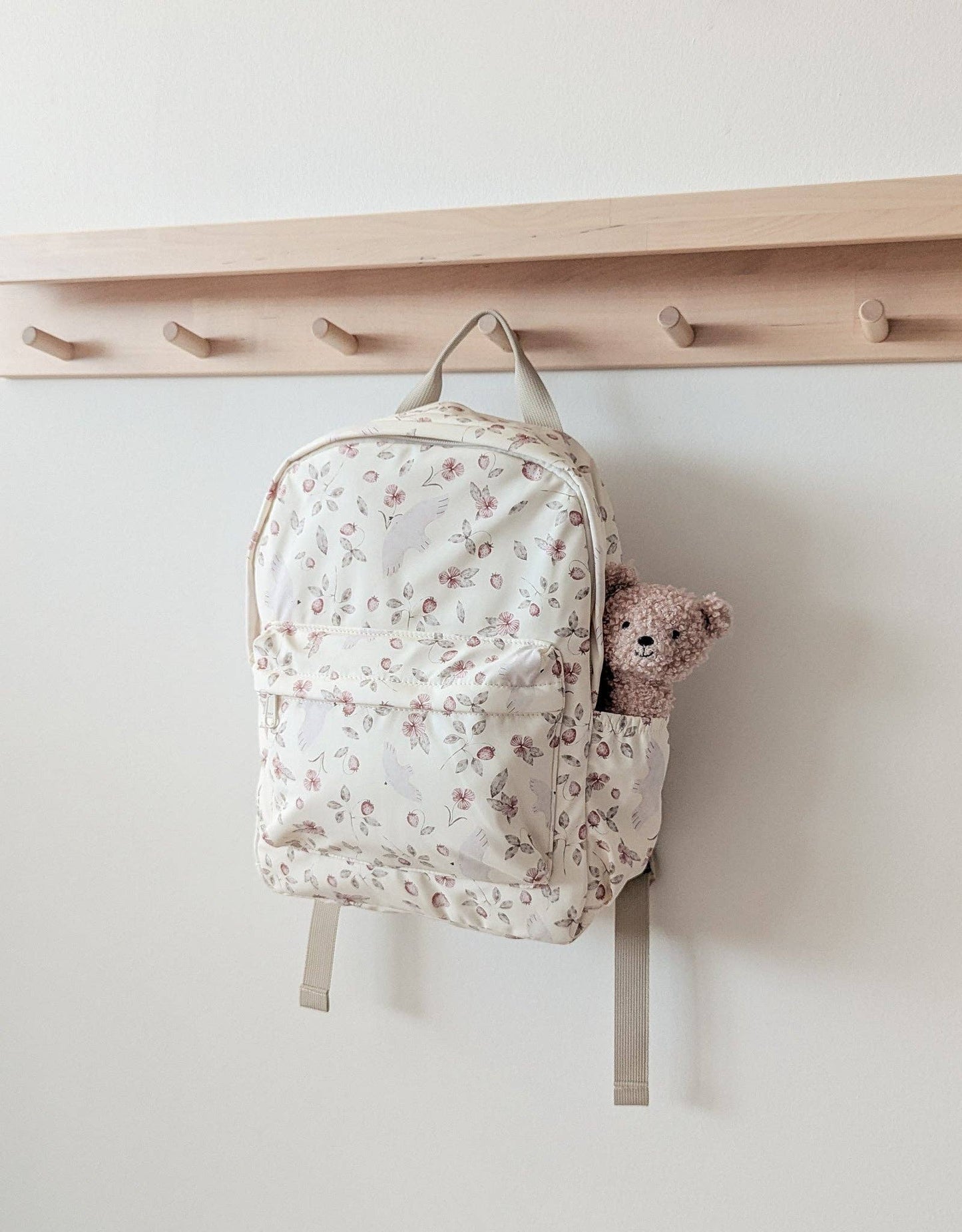 Mini Backpack - Flowers and birds - Menoum Menoum