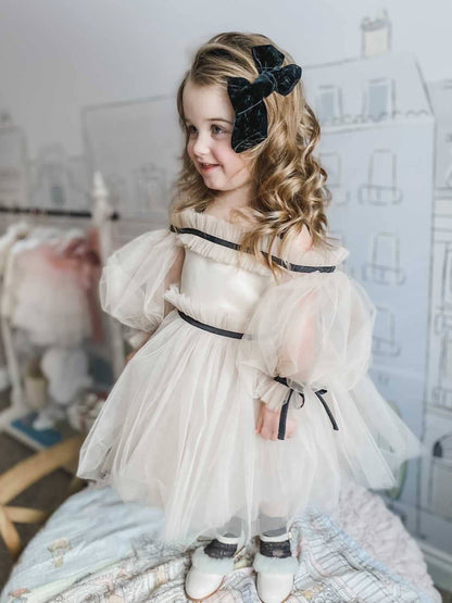Coco-Caramel Tulle Dress: 8 Years