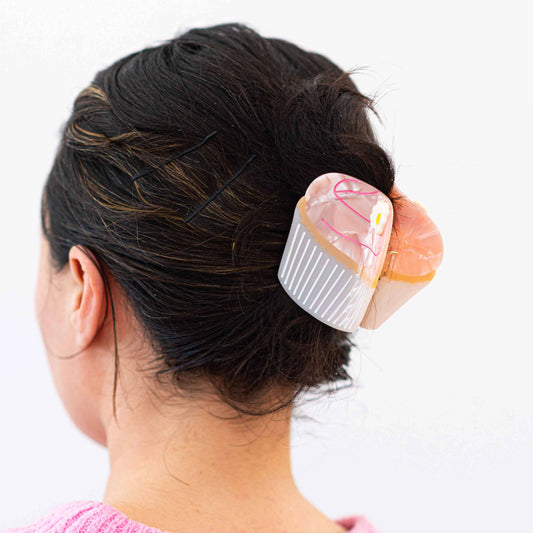 *SALE* Midi Carrie Cupcake Hair Claw Clip