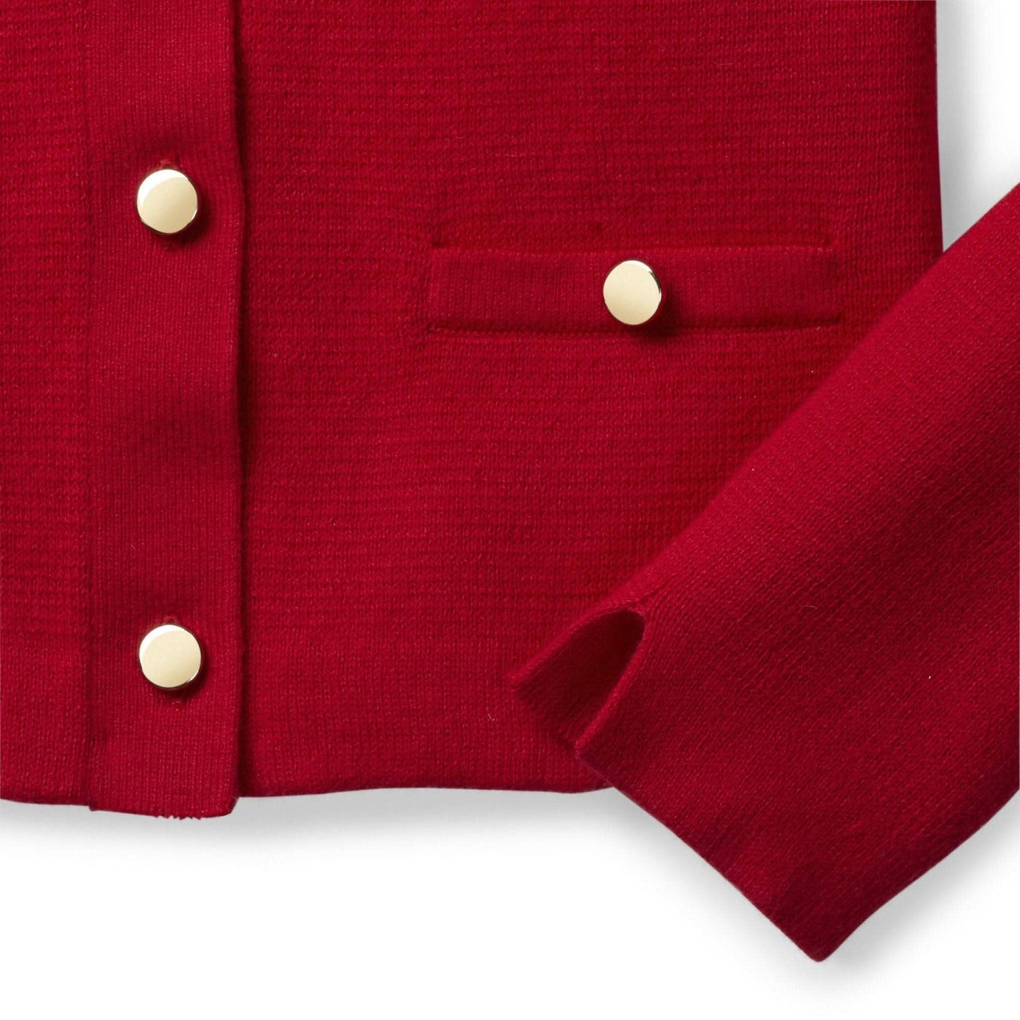 Milano Stitch Cardigan - Baby: Red / 6-12 Months