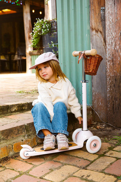 BANWOOD 3-WHEEL SCOOTER VINTAGE - PINK