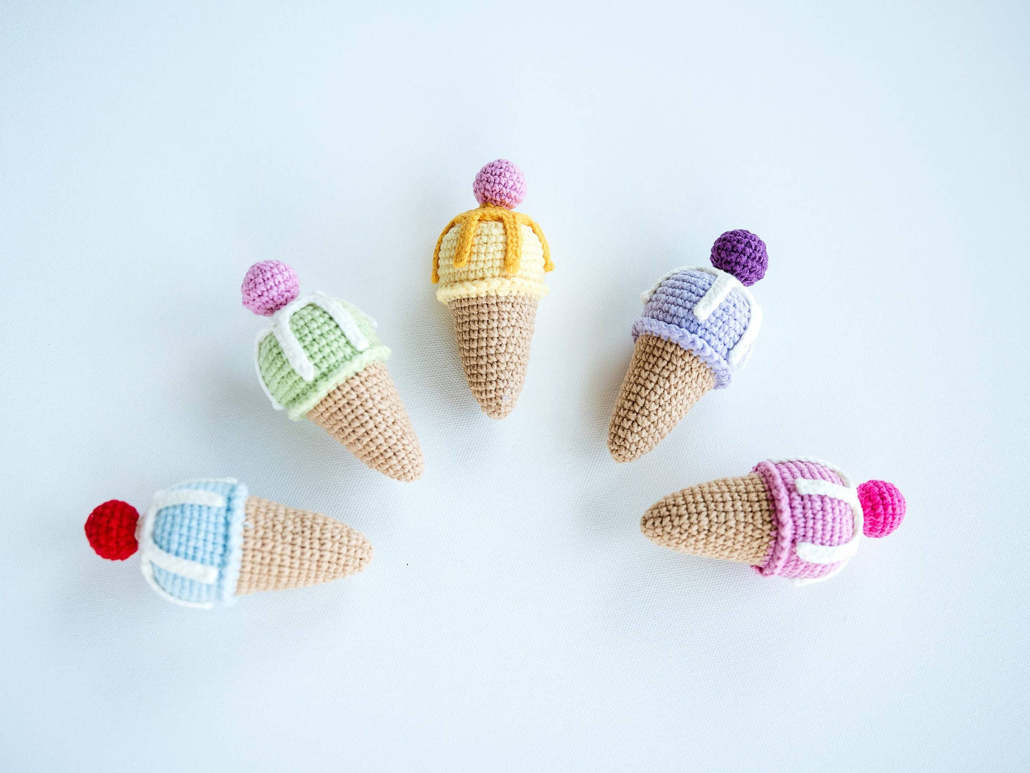 Ice Cream Montessori Toy: 1 pink ice cream