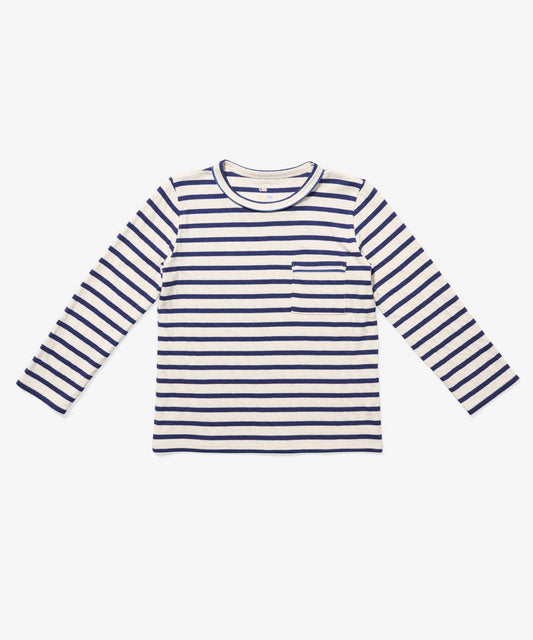 Edward T-Shirt, Navy Stripe