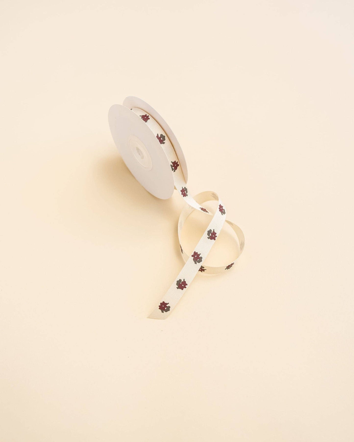 'Cordovan Floral' Cotton Ribbon