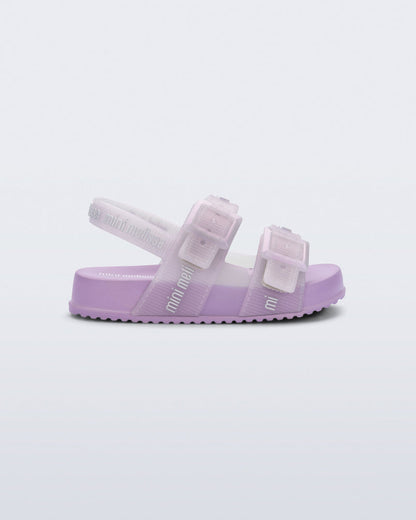 Mini Melissa Cozy M Lover Baby Sandals: Lilac
