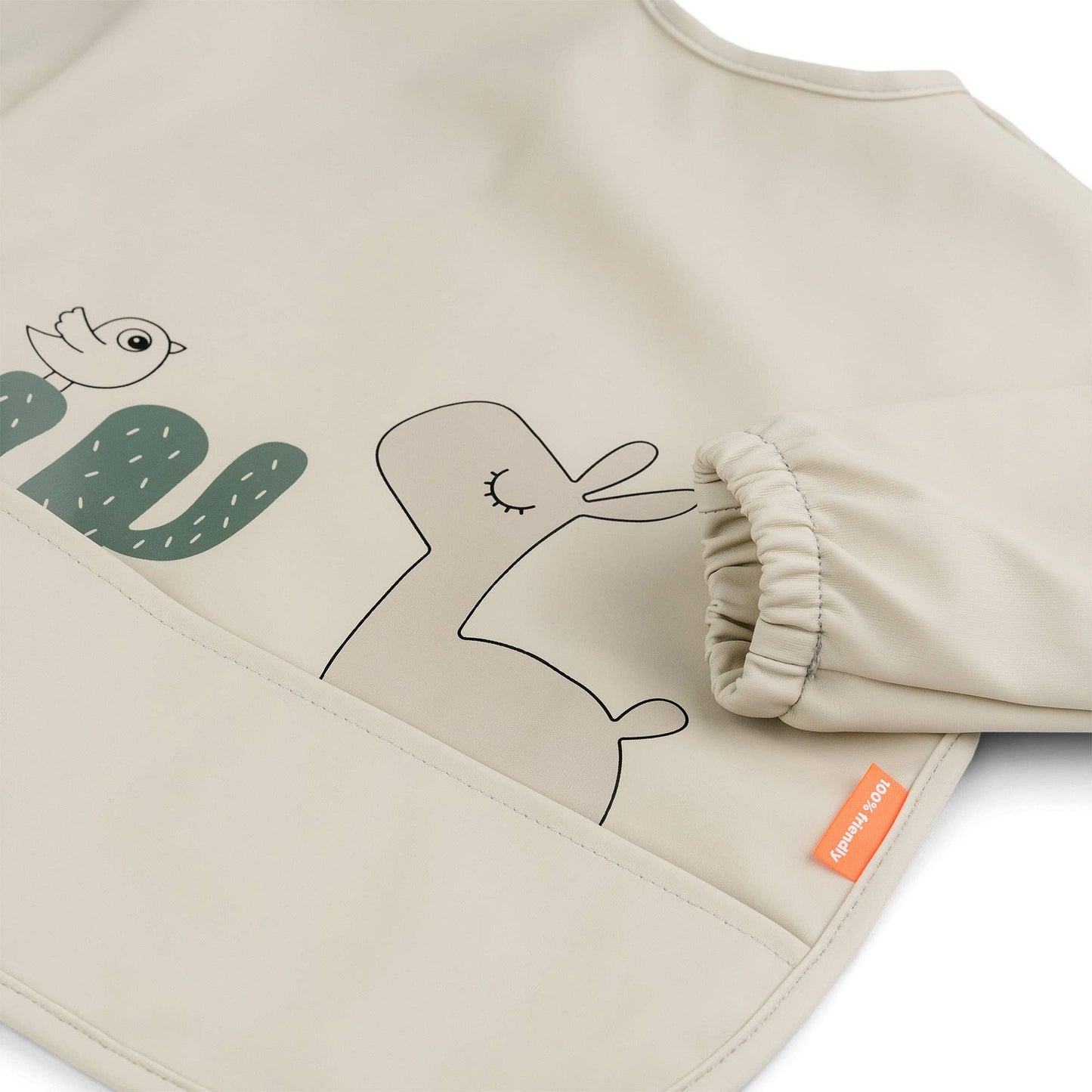 Sleeved Pocket Bib Lalee Sand
