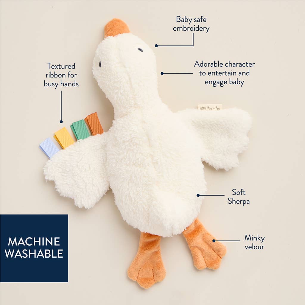 Itzy Huggable™ Goose Baby snuggle and soothe