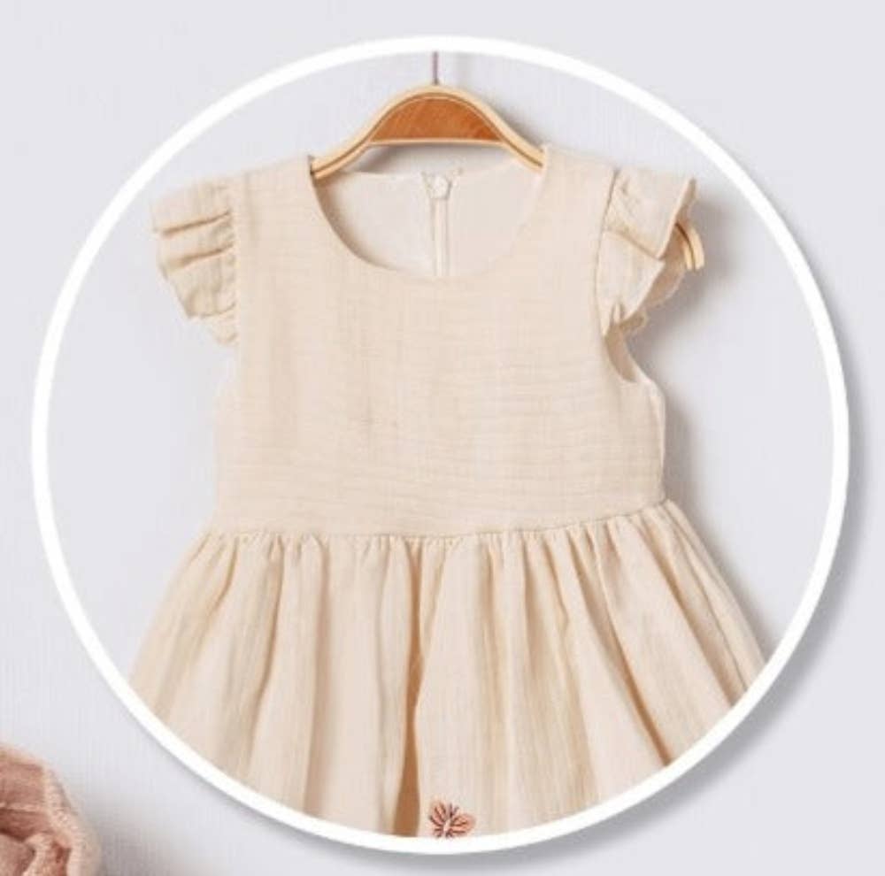 Little Girl Dress - 2 Piece Set Outfit for Toddler Girls: 12 Months