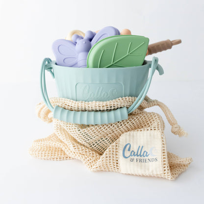 Peach Blossom Silicone Beach Toy Set
