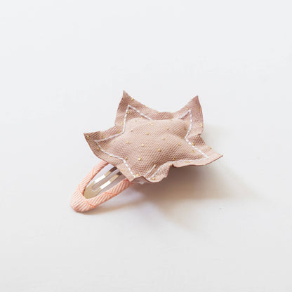 Twinkle Star Hair Snap Clip | Dusty Rose