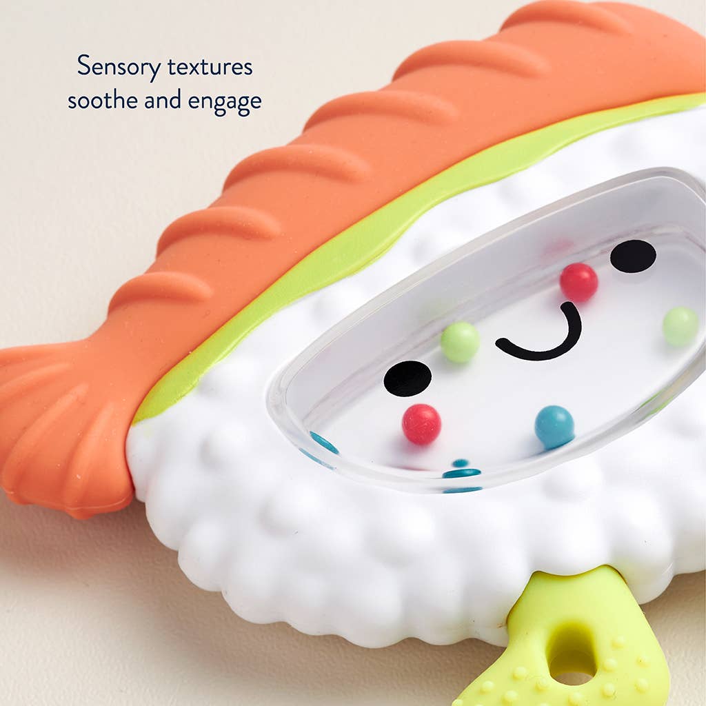 Sweetie Shake Plus™ Rattle & Teether - Chloe the Croissant