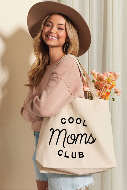 COOL MOMS CLUB  Canvas Tote Bag