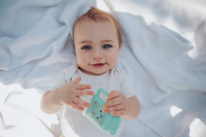 Sweetie Shake Plus™ Rattle & Teether - Chloe the Croissant