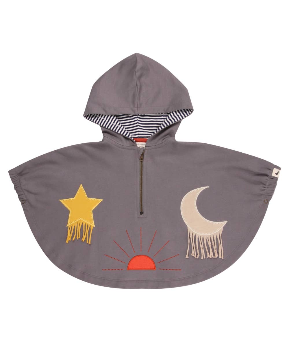 Applique Poncho: Shadow / 2-3 Years
