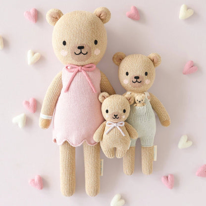 Baby honey bear (lavender bow)