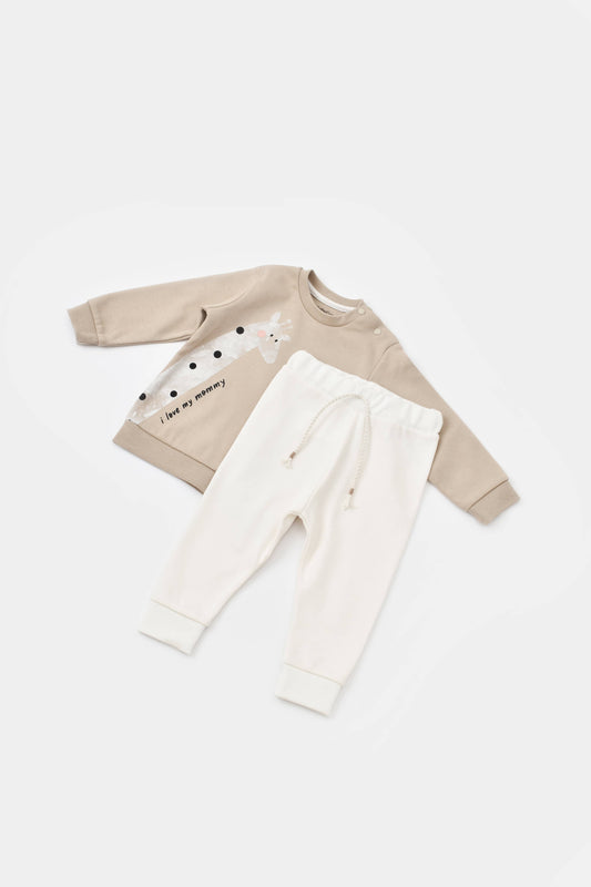 Giraffe Organic 2 Piece Set: 12-18M