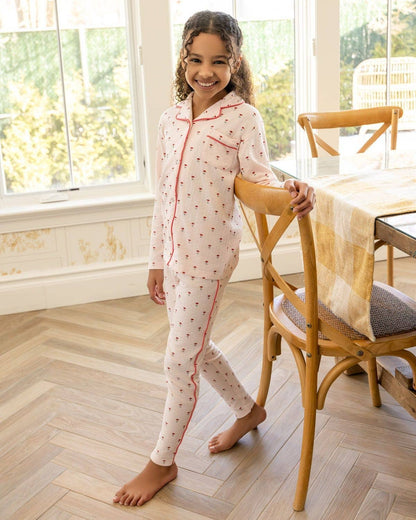 Plant Your Dreams & Grow Happy Pointelle 2 Pc Pajama Set: Pink / 2