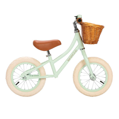 BANWOOD BALANCE BIKE 12" FIRST GO VINTAGE - PALE MINT
