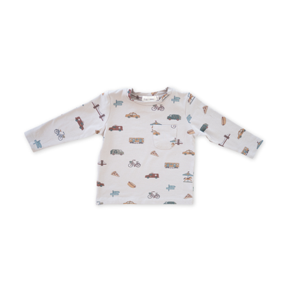 Charlie Long Sleeve Jersey Tee | City Vibes: 6-7Y