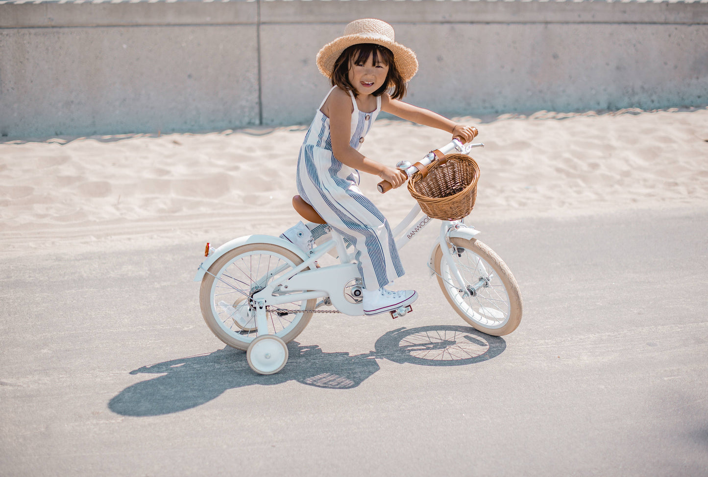 BANWOOD 16" CLASSIC BIKE VINTAGE - WHITE