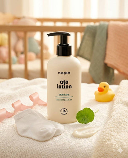Mongdies Baby Ato Lotion 300ml | Daily Gentle Moisturizer | Ceramide + Hyaluronic