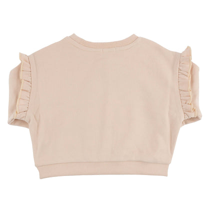 Deer Applique Millie Slouch: Pale Pink / 4-5 yr