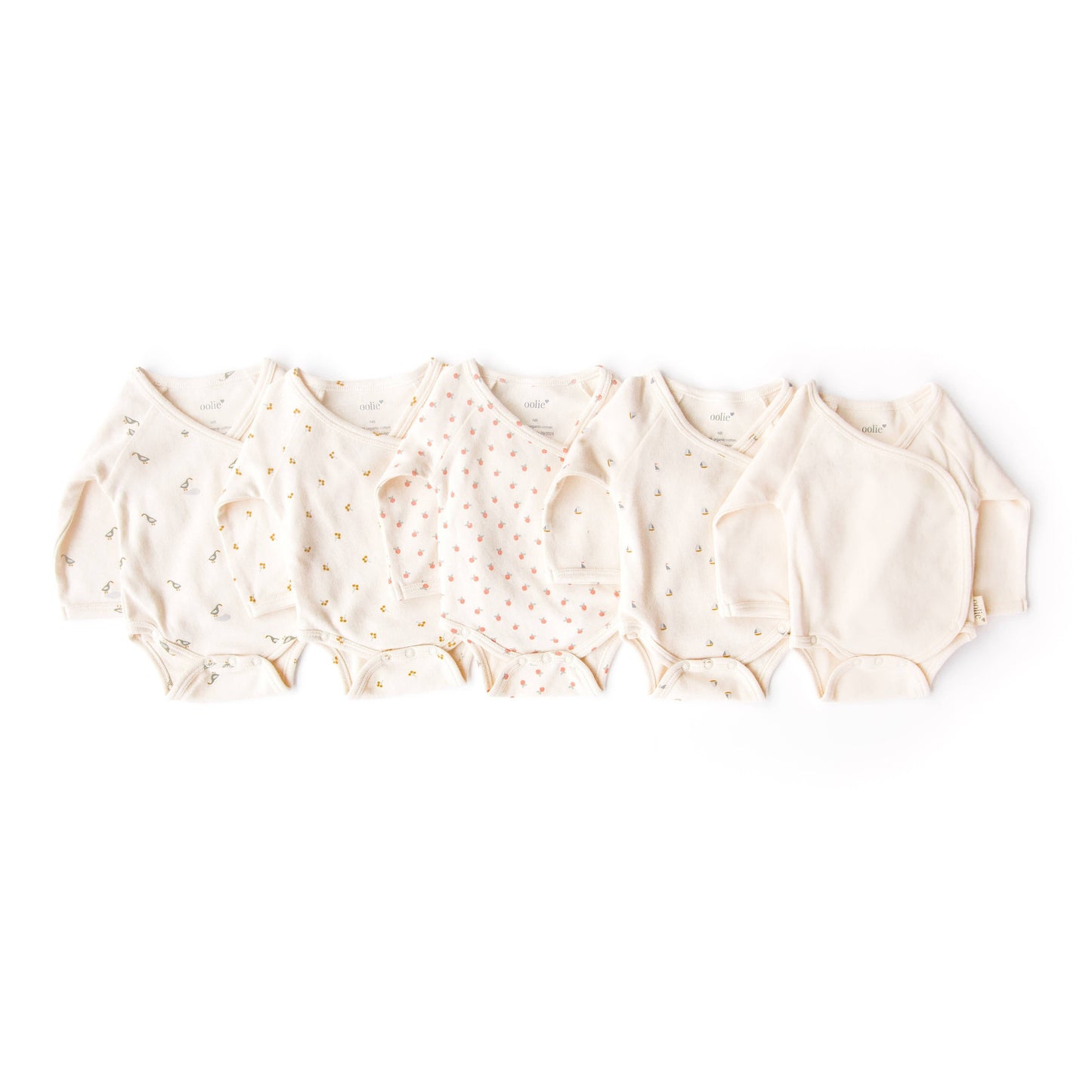 Organic Baby Bodysuit – Little Peach: Little Peach / Newborn