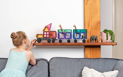 CONNETIX Magnetic Tiles Pastel Transport Pack, 50 Pieces