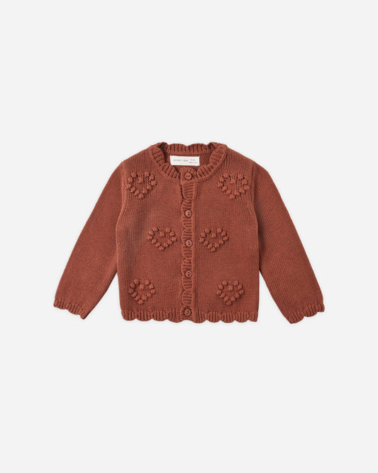 Knit Cardigan - Red