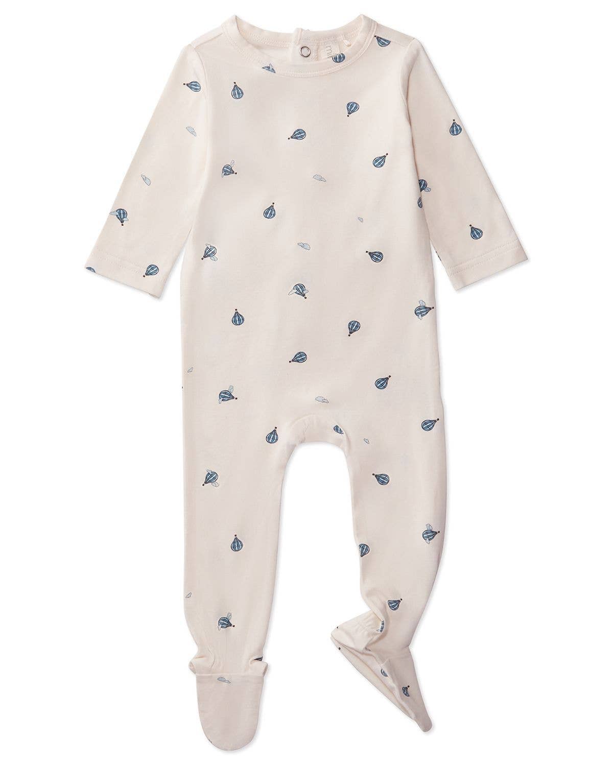 Hot Air Balloon 3 Pc Footie Set: Winter White / 3 Months
