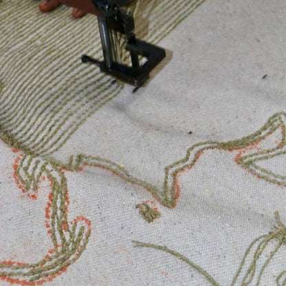RugCycled washable rug World Map