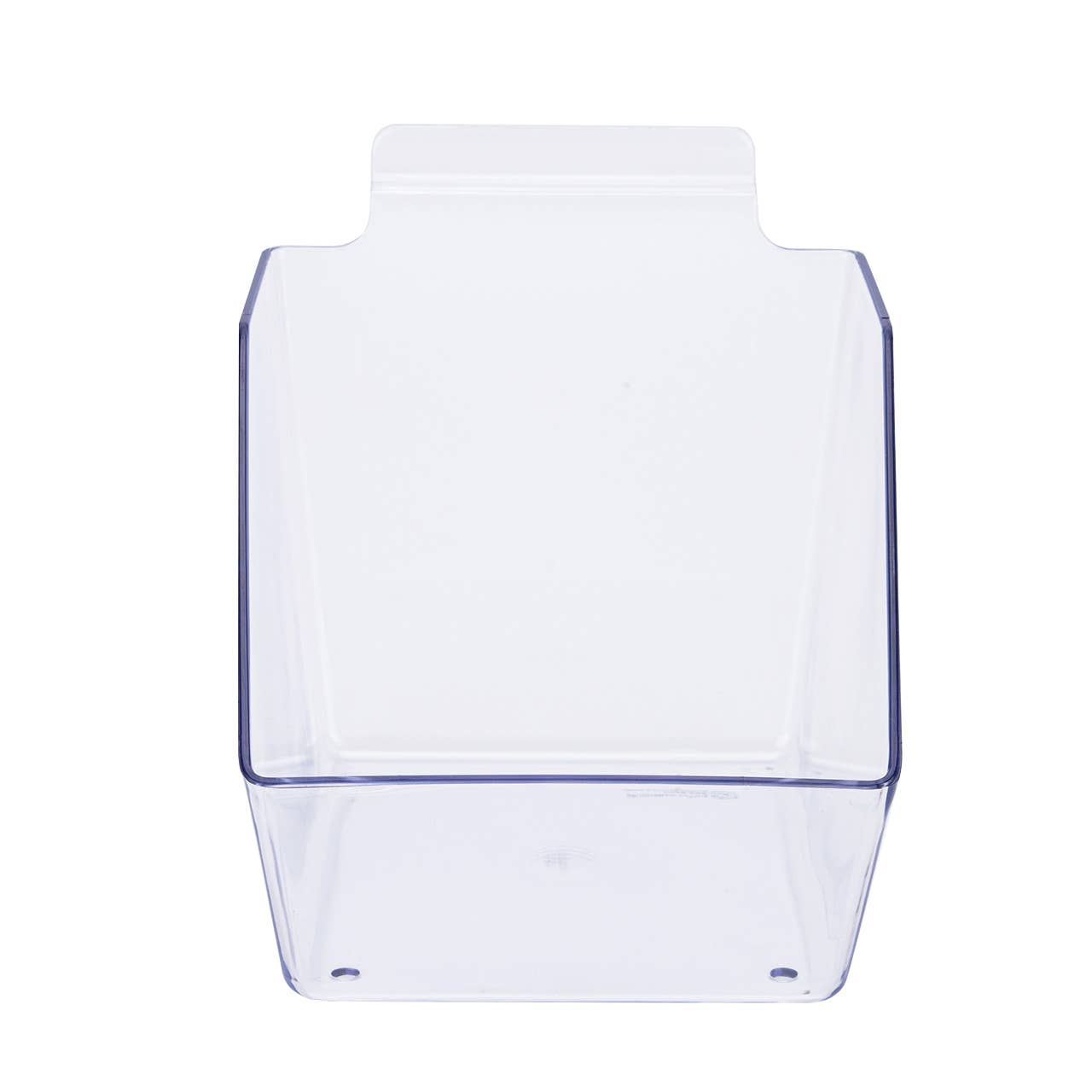 6" X 5 ½" X 7 ½" Clear Plastic Dump Bin