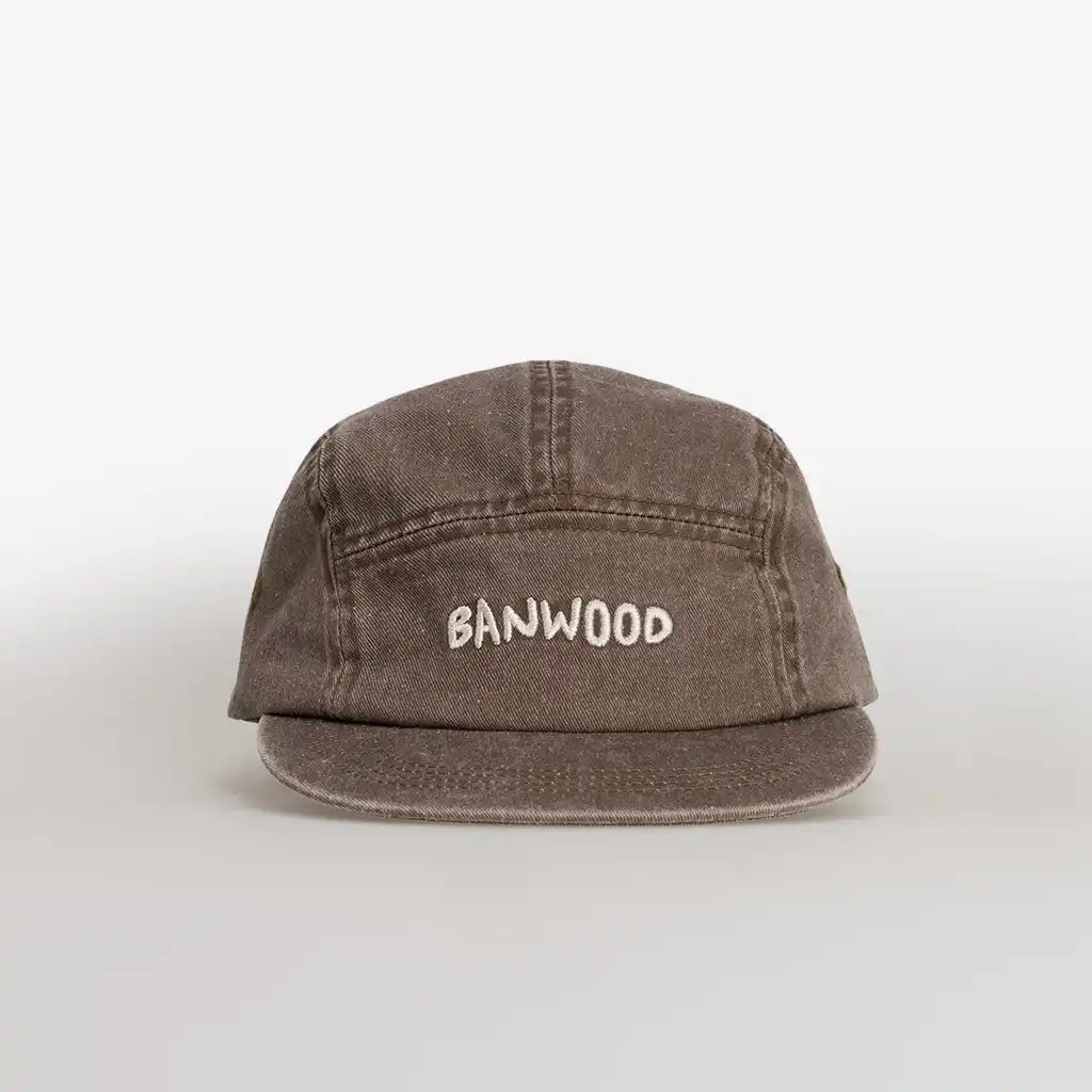 Banwood Washed 5 panel Cap - Browns