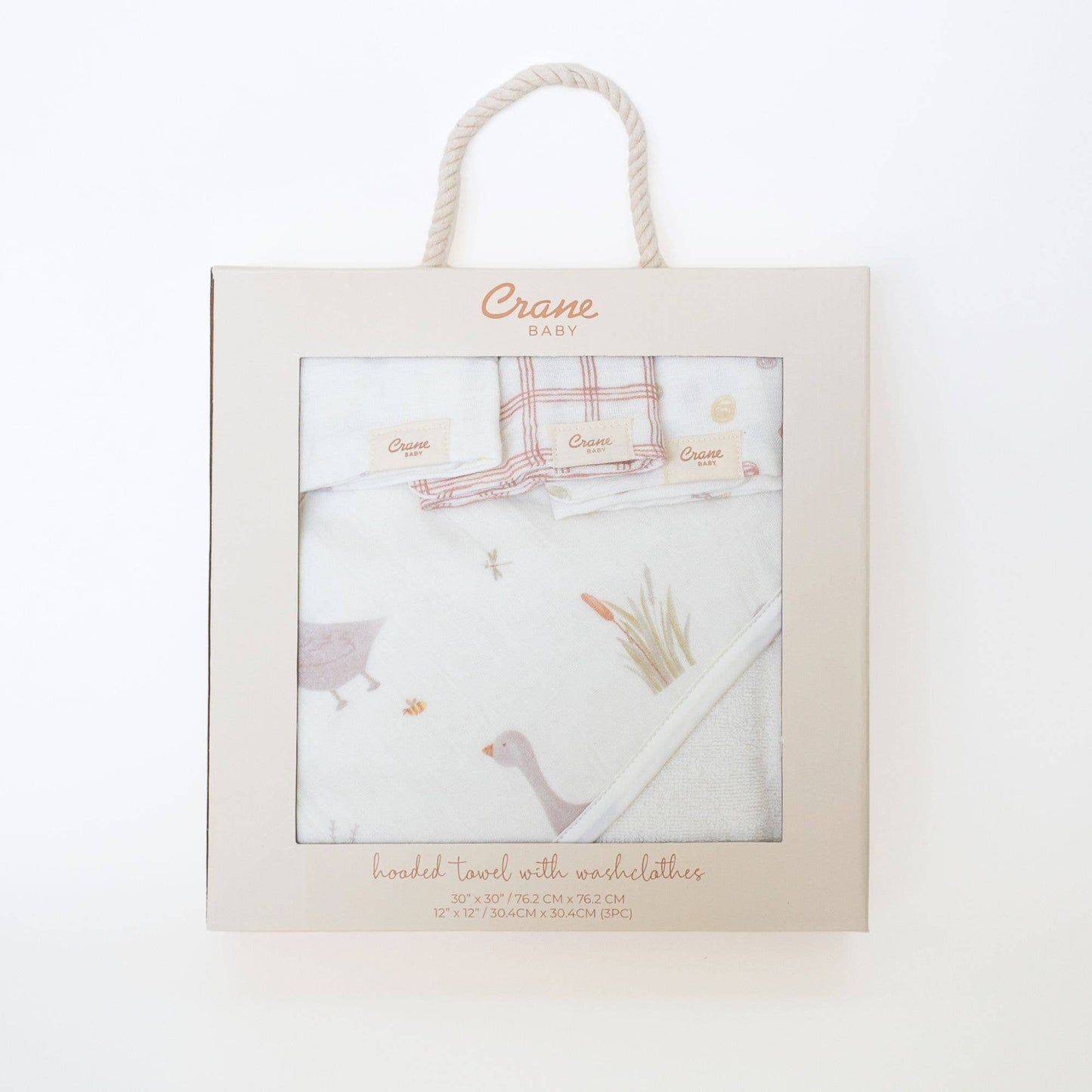 Charlie Farmhouse Goose HT/Wash Cloth Set