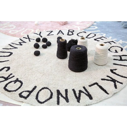 Round Abc Natural-Black: 5'