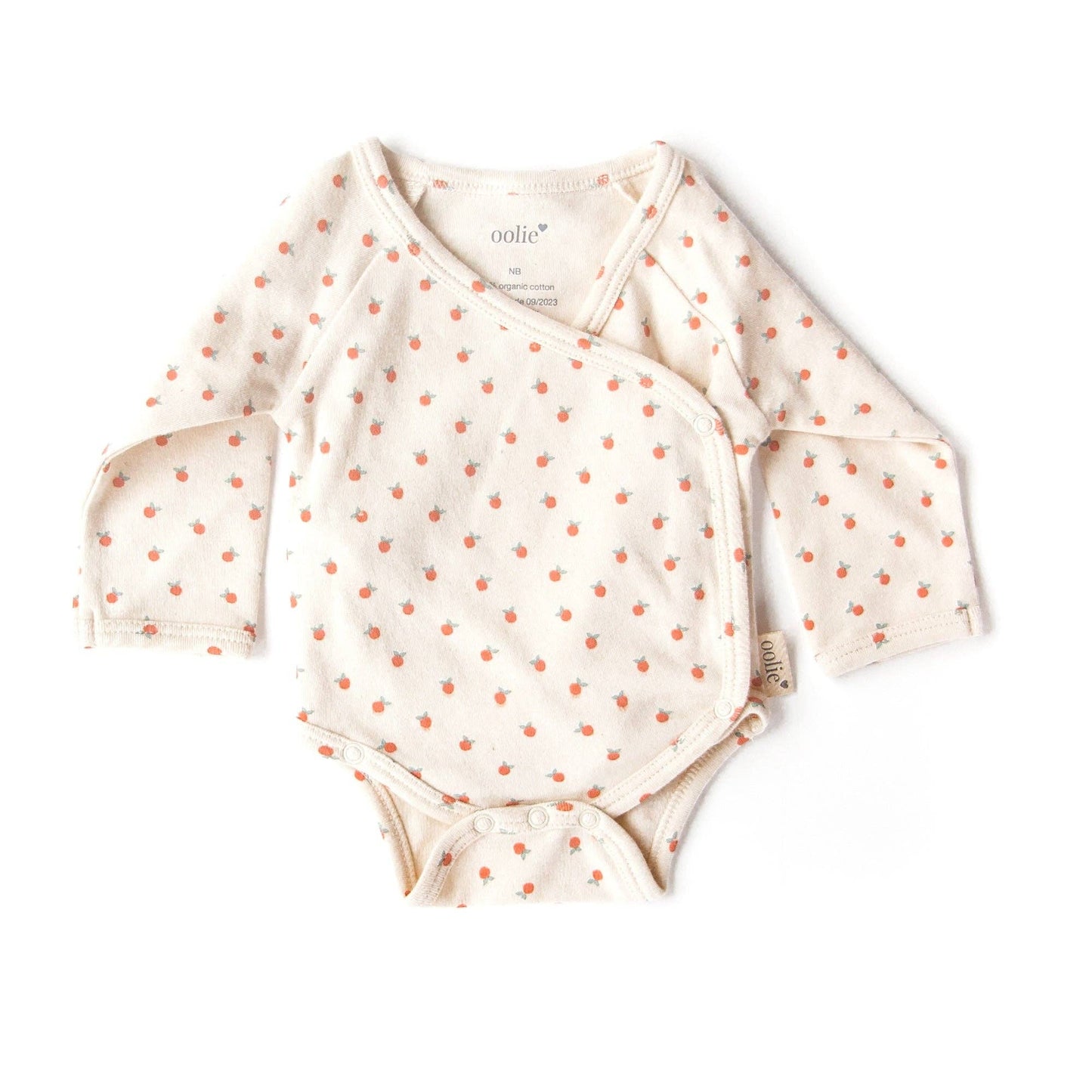 Organic Baby Bodysuit – Little Peach: Little Peach / Newborn