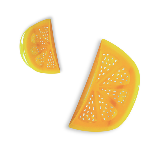 Lemon Slice Mini & Me Hair Claw Clip Set