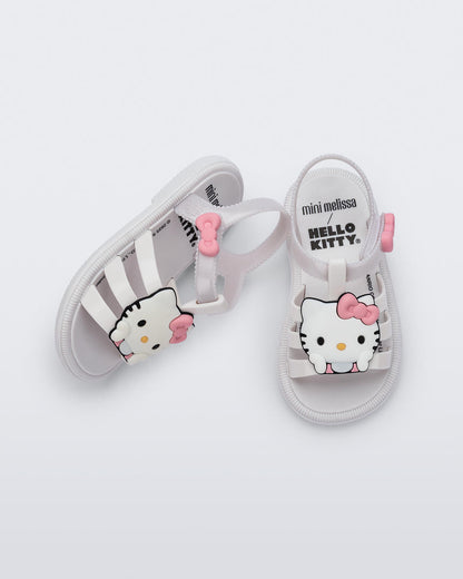 Mini Melissa Hip + Hello Kitty Baby Sandals: White