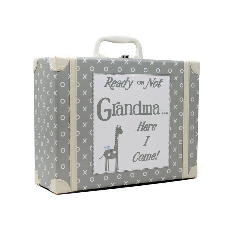 Gray Grandma Suitcase